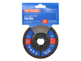 Faithfull Aluminium Oxide Flap Discs