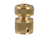 Faithfull Brass Female Water Stop Connector 12.5mm (1/2in)