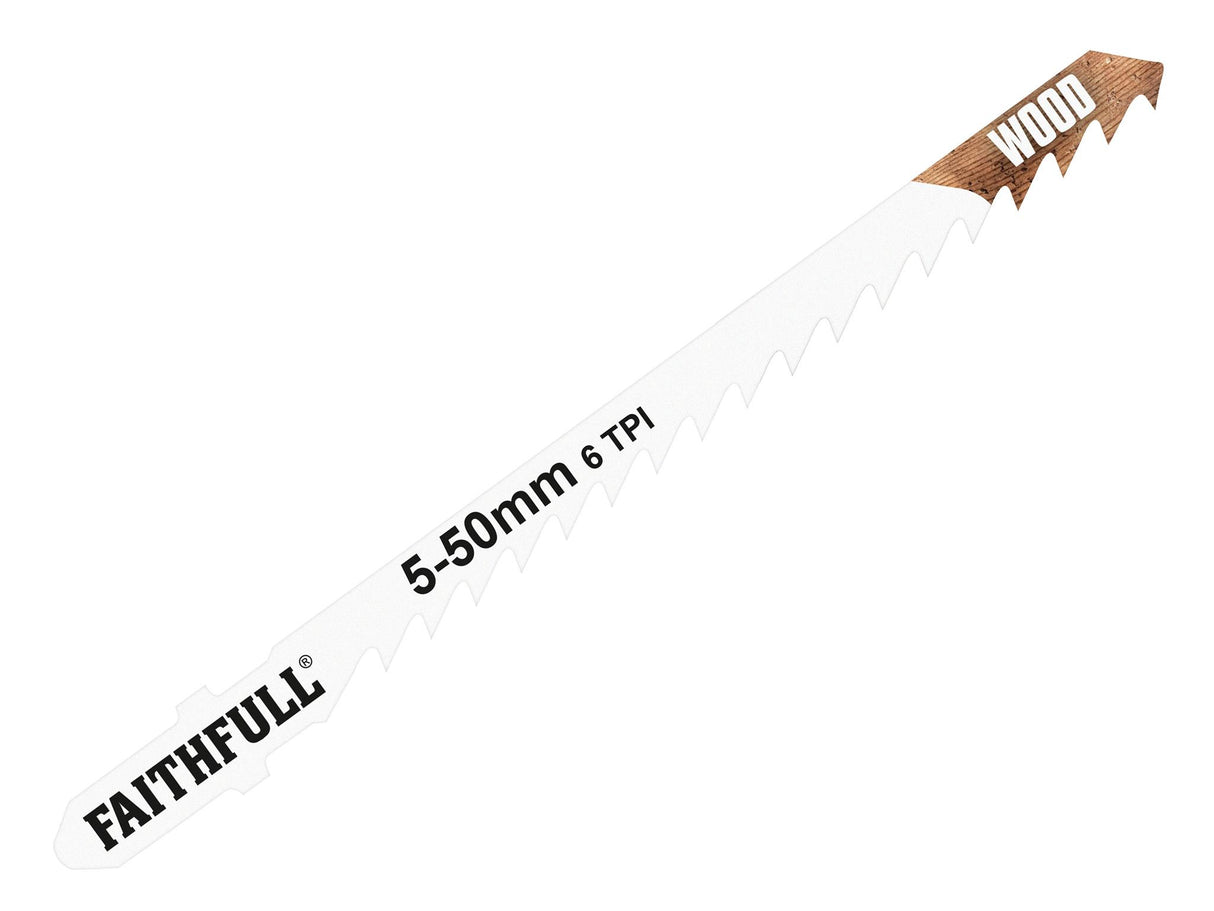 Faithfull Carbon Steel Jigsaw Blades
