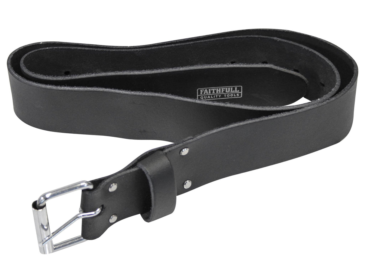 Faithfull Heavy-Duty Leather Belt