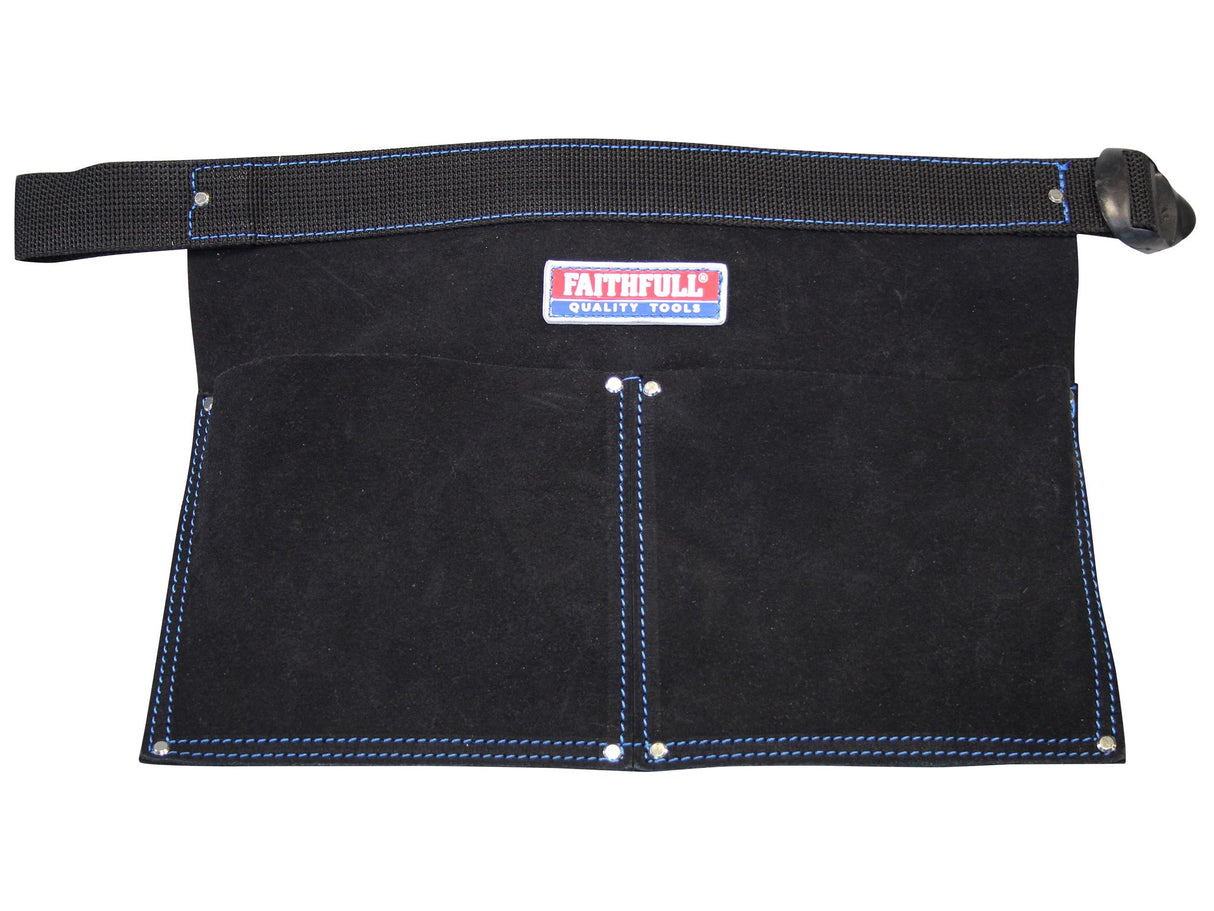 Faithfull Double Pocket Nail Pouch