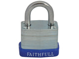 Faithfull Laminated Steel Padlock