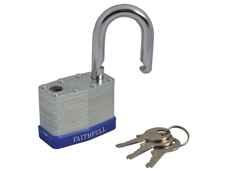 Faithfull Laminated Steel Padlock