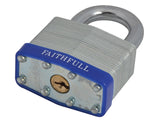 Faithfull Laminated Steel Padlock