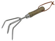 Faithfull Prestige Stainless Steel Hand Cultivator Ash Handle