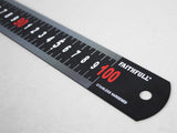 Faithfull Measuring Rules, Matt Black Stainless Steel