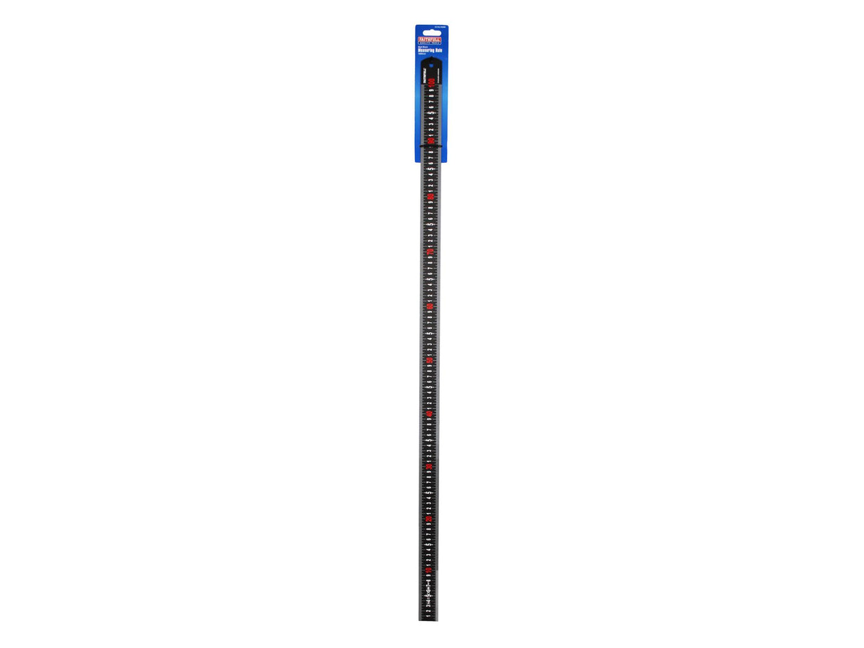 Faithfull Measuring Rules, Matt Black Stainless Steel