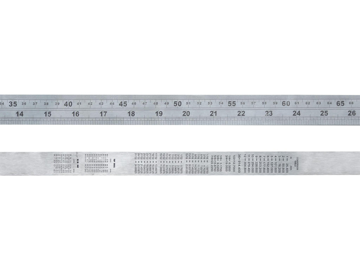 Faithfull Flexible  Stainless Steel Rules
