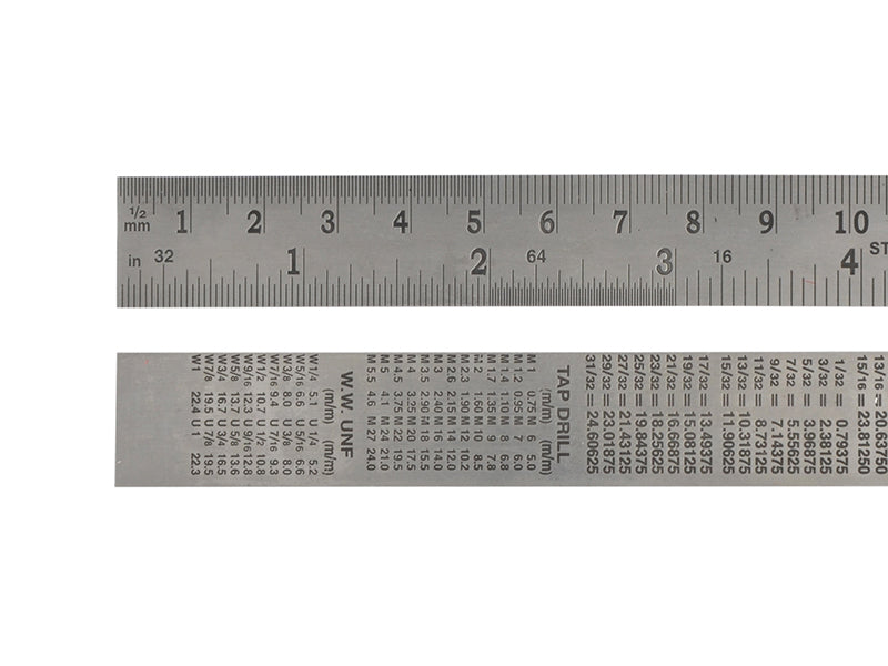 Faithfull Flexible  Stainless Steel Rules