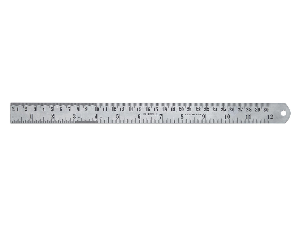 Faithfull Flexible  Stainless Steel Rules