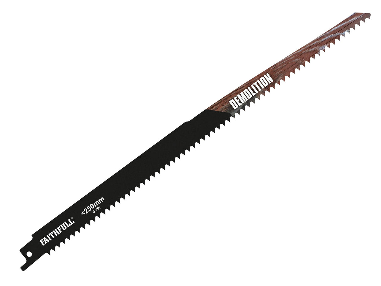 Faithfull Bi-Metal Demolition Sabre Saw Blades