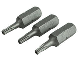 Faithfull Security S2 Grade Steel Screwdriver Bits
