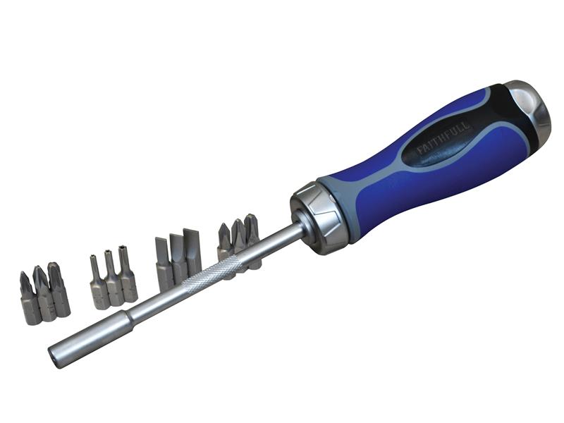 Faithfull Ratchet Screwdriver Set