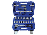 Faithfull 1/2in Drive Socket Set, 22 Piece