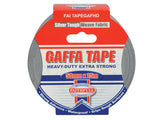 Faithfull Heavy-Duty Gaffa Tape 50mm x 25m Silver