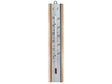 Faithfull Thermometer Wall Beech Silver 200mm