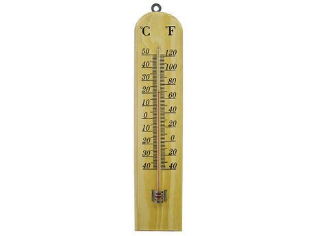 Faithfull Wooden Wall Thermometer