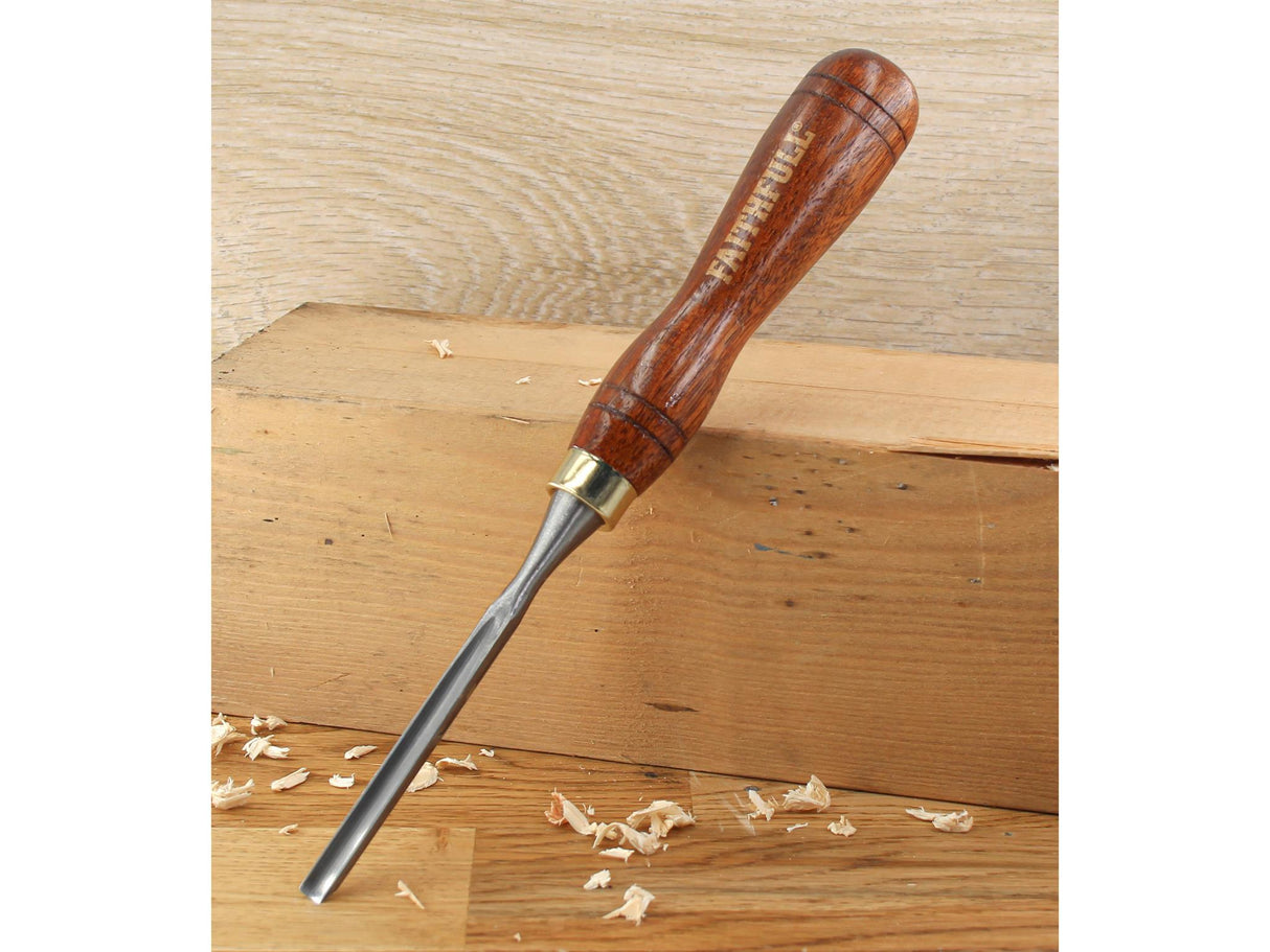 Faithfull FSC Straight Gouge Carving Chisel 6.3mm (1/4in)