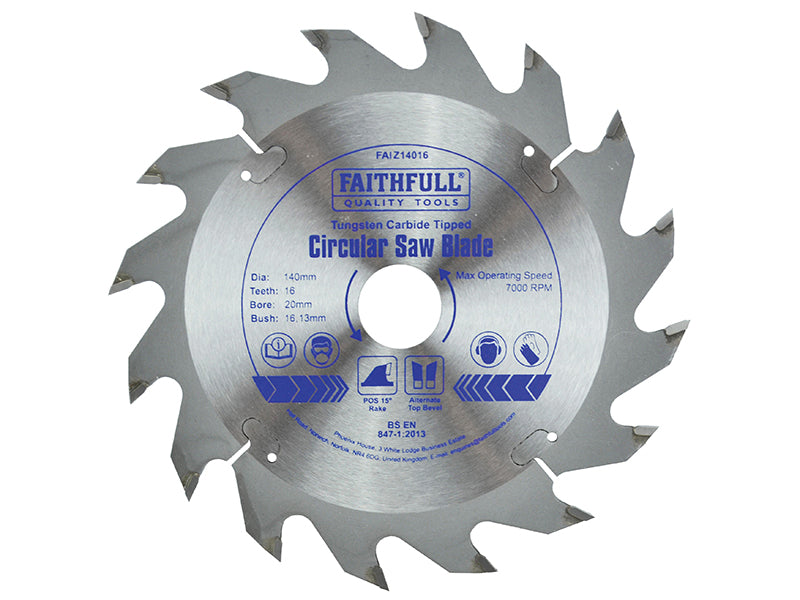 Faithfull Professional TCT Circular Saw Blade