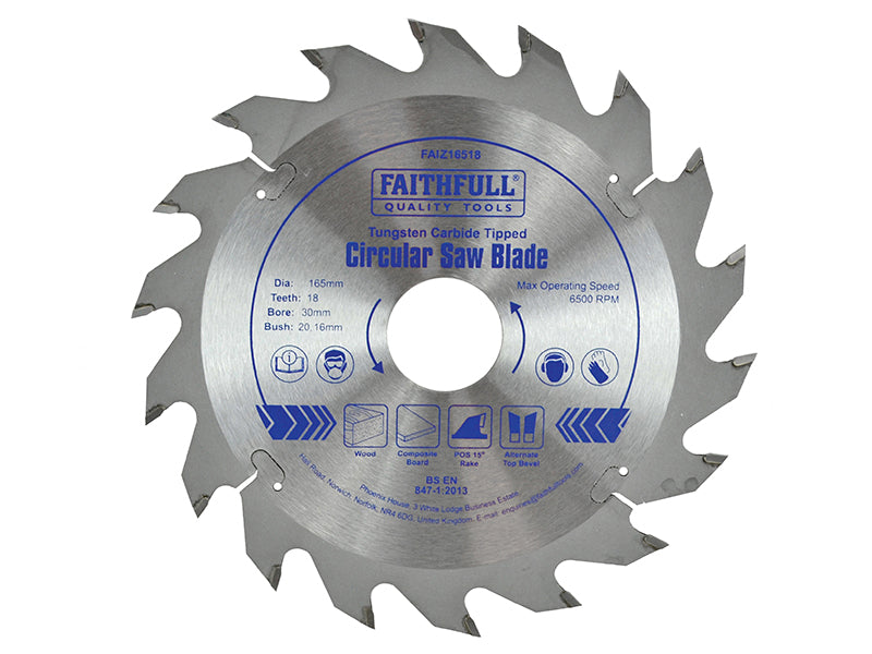 Faithfull Professional TCT Circular Saw Blade