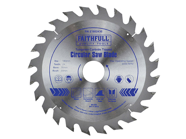 Faithfull Professional TCT Circular Saw Blade