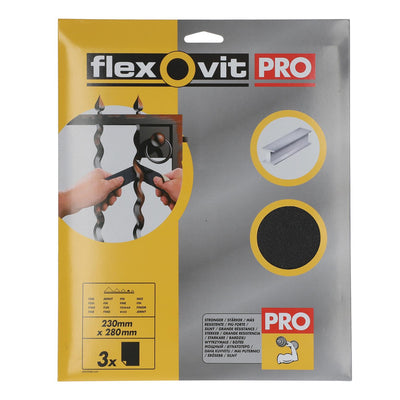 Flexovit Emery Cloth Sanding Sheets 230 x 280mm