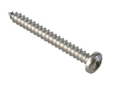 ForgeFix Self-Tapping Screws, Pozi, Pan Head, A2 Stainless Steel