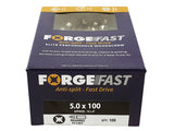 ForgeFix ForgeFast Pozi Compatible Wood Screws, Box