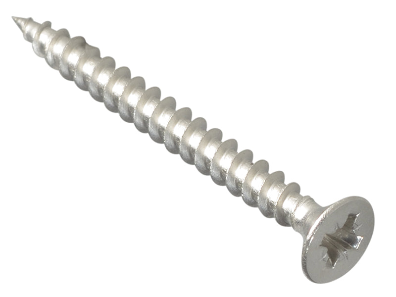 ForgeFix Multi-Purpose Screws, Pozi, CSK, Stainless Steel