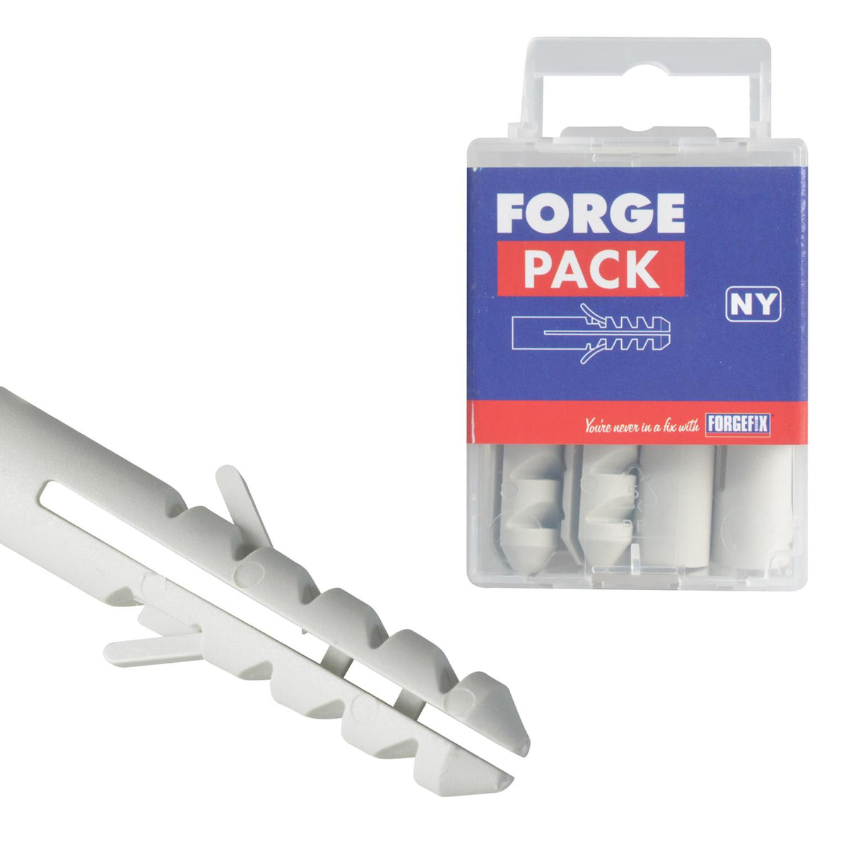 ForgeFix Expansion Wall Plugs, Nylon, Rimless – Frasar Direct