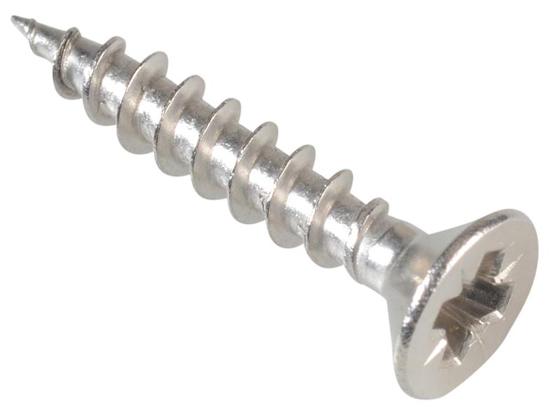 ForgeFix Multi-Purpose Screws, Pozi, CSK, Stainless Steel