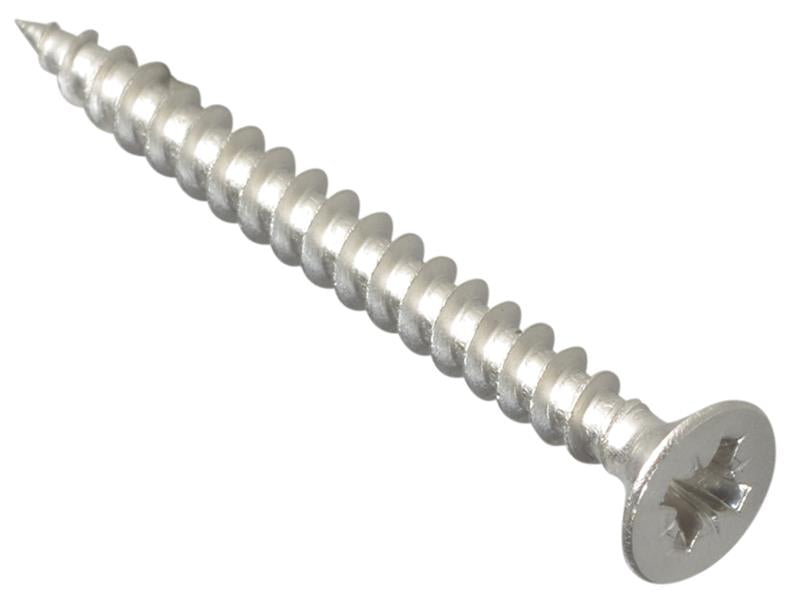 ForgeFix Multi-Purpose Screws, Pozi, CSK, Stainless Steel