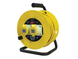 Faithfull Power Plus Open Drum Cable Reel 110V 16A