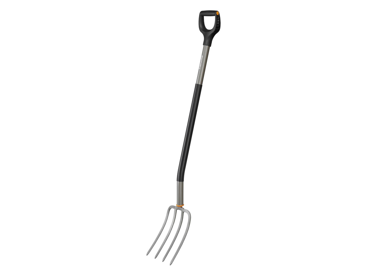 Fiskars Ergonomic Garden Fork Grey