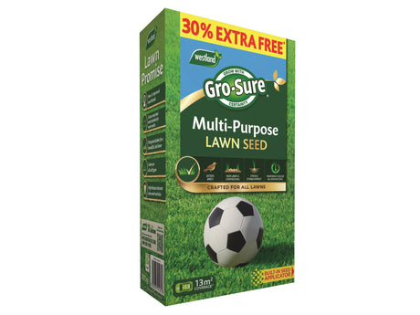 Gro-Sure Multi-Purpose Lawn Seed 10m² + 30% Free