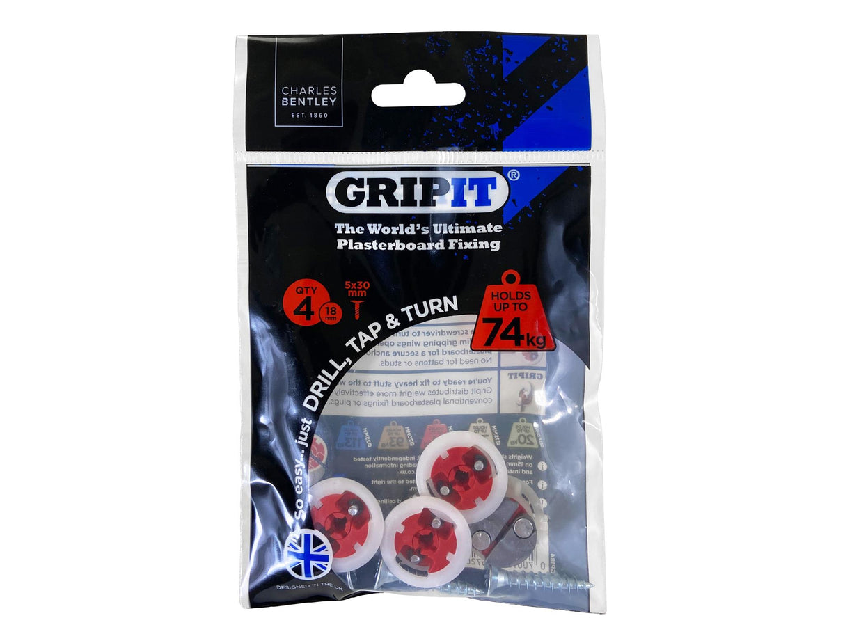 Gripit Red Plasterboard Fixings