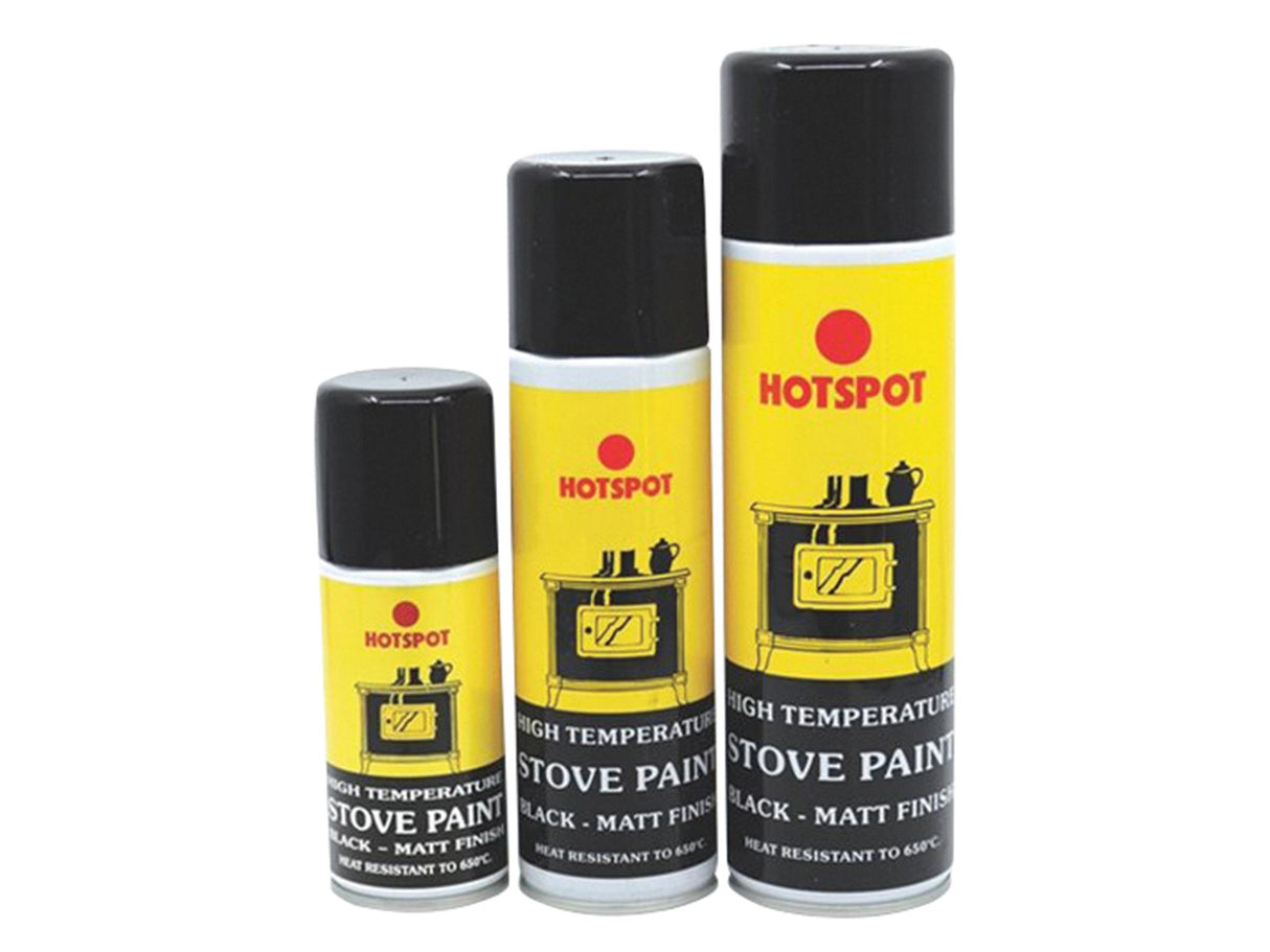 Hotspot Spray Stove Paint, Matt Black