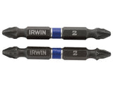 IRWIN® Impact Double-Ended Screwdriver Bits Pozi