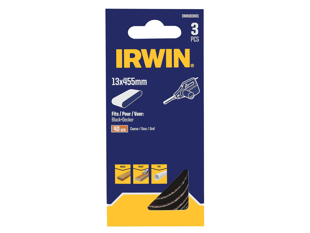 IRWIN® Powerfile Sanding Belts