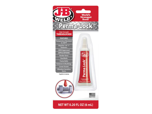 J-B Weld Perma-lock Red High High Strength Threadlocker