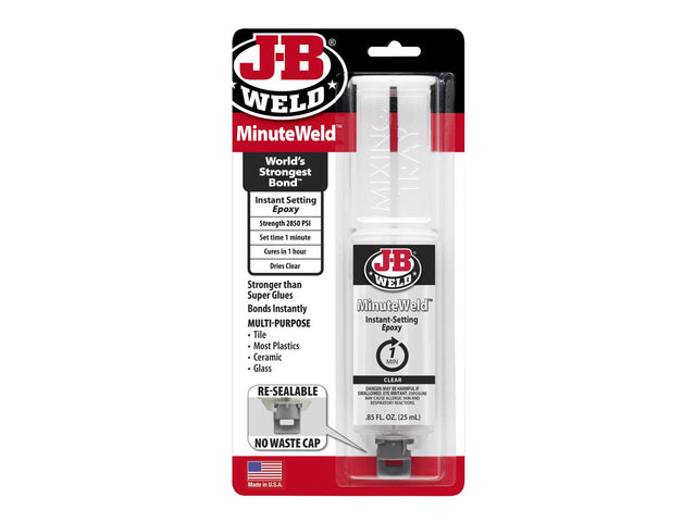 J-B Weld MinuteWeld Epoxy Syringe 25ml