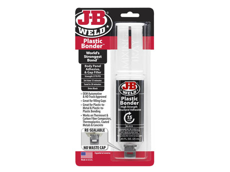 J-B Weld PlasticBonder Syringe Black 25ml