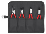 Knipex Circlip Pliers Set in Roll, 4 Piece