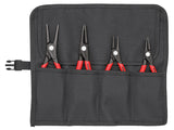 Knipex Precision Circlip Pliers Set in Roll, 4 Piece