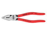 Knipex 02 01 Series High Leverage Combination Pliers, PVC Grip
