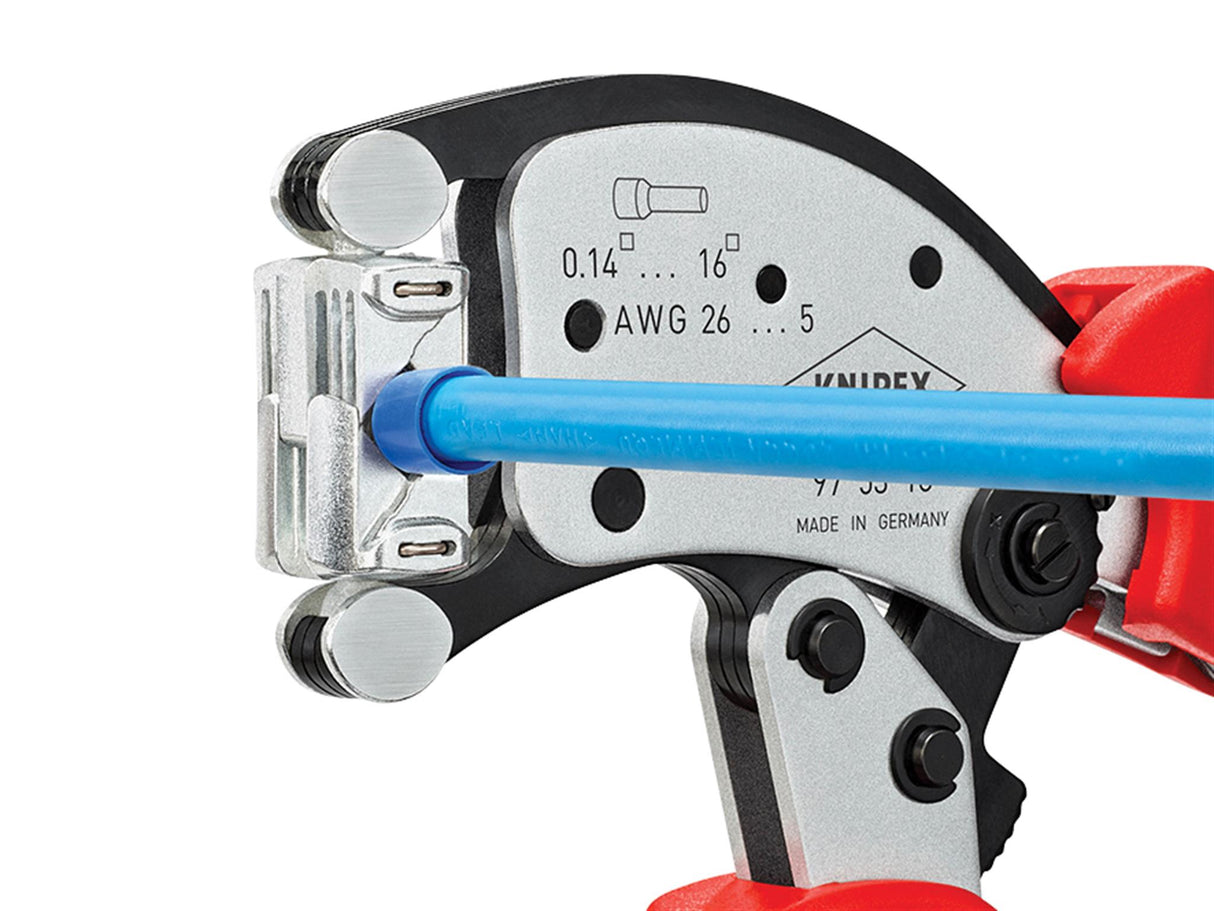 Knipex Twistor16® Self-Adjusting Crimping Pliers