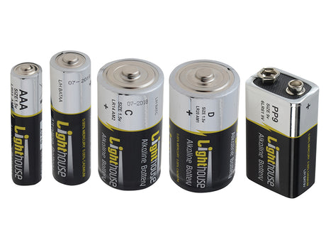Lighthouse Alkaline Batteries