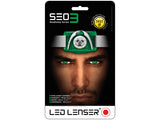 Ledlenser SEO3 LED Headlamp - Green (Test-It Pack)