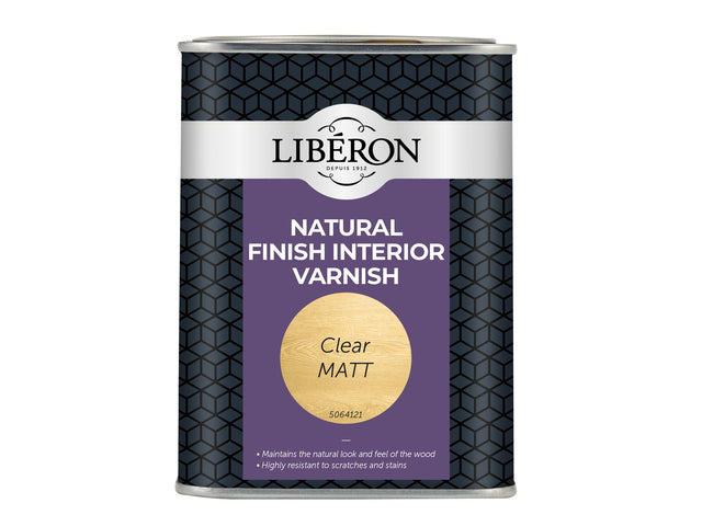 Liberon Natural Finish Interior Varnish Clear