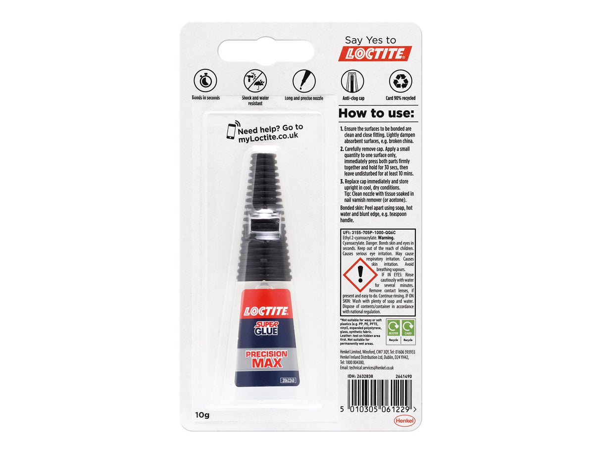 Loctite Super Glue Liquid, Precision Bottle